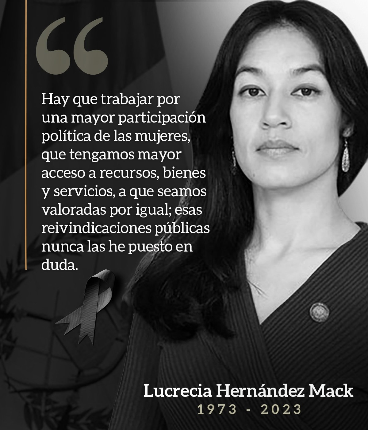 ¿Quién era Lucrecia María Hernández Mack?