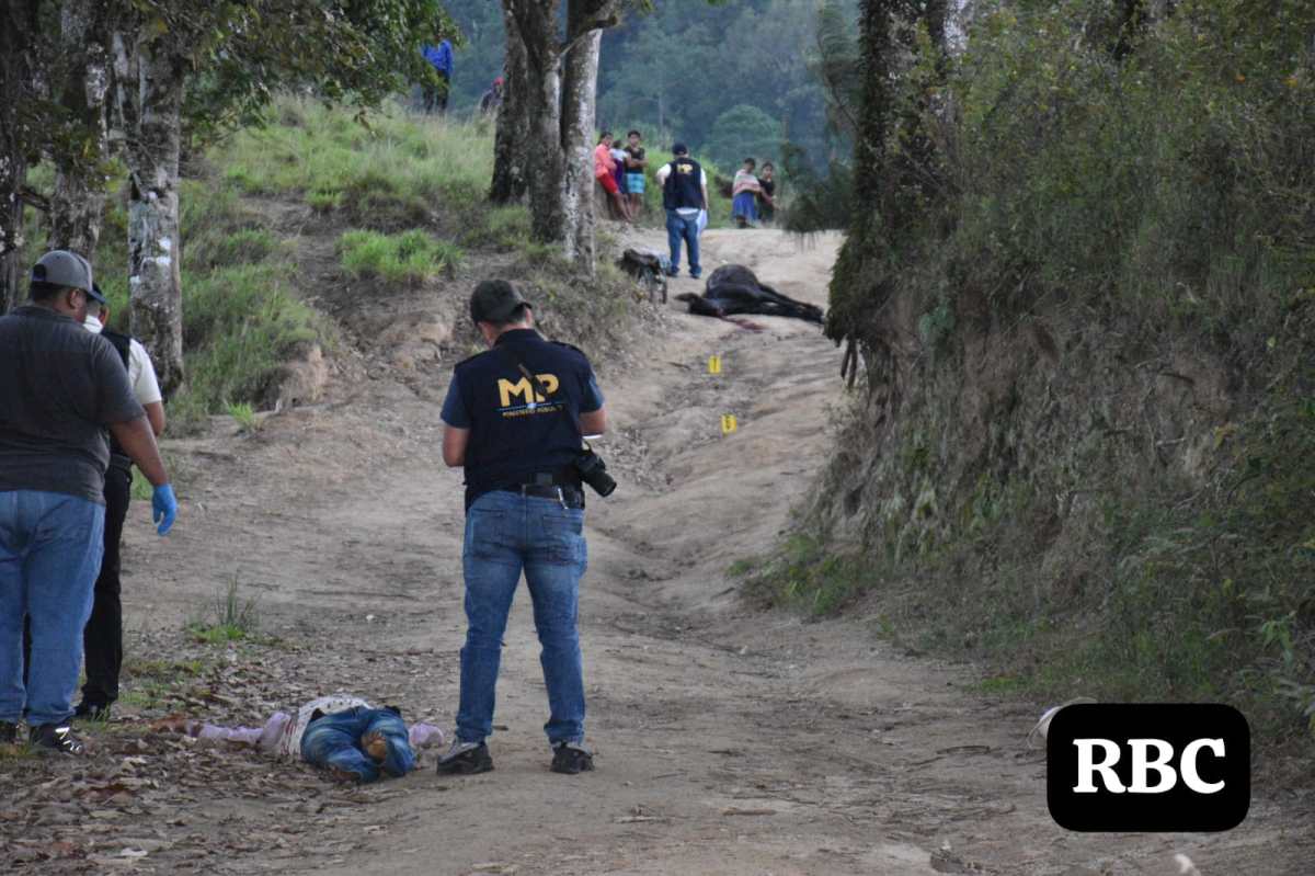 ¡Frente a sus hijos y esposa! Asesinan a un hombre en una aldea de Zacapa